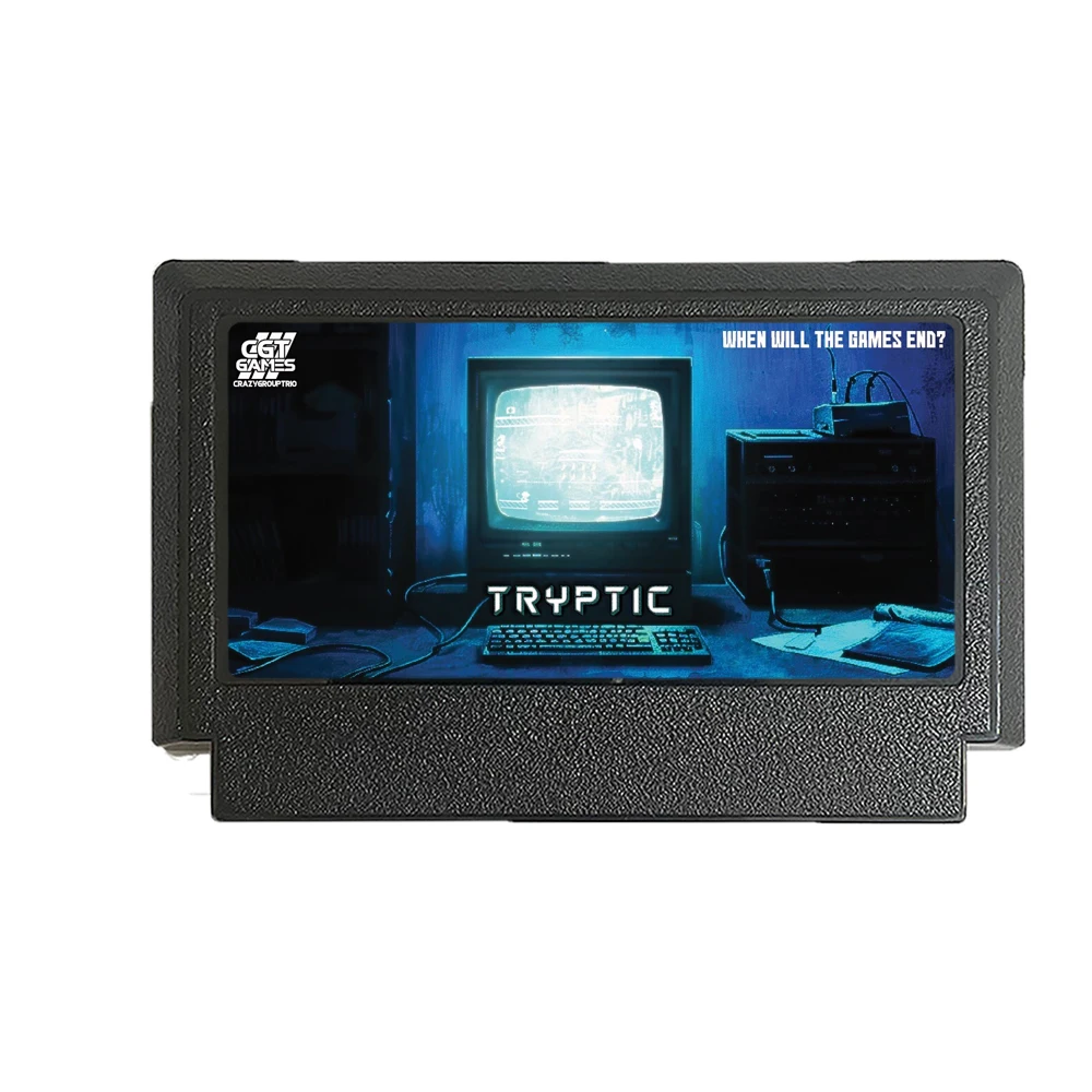 Tryptic - Una nuovissima cartuccia di gioco FC Famicom da 60 pin per console di gioco per computer Nintendo Family