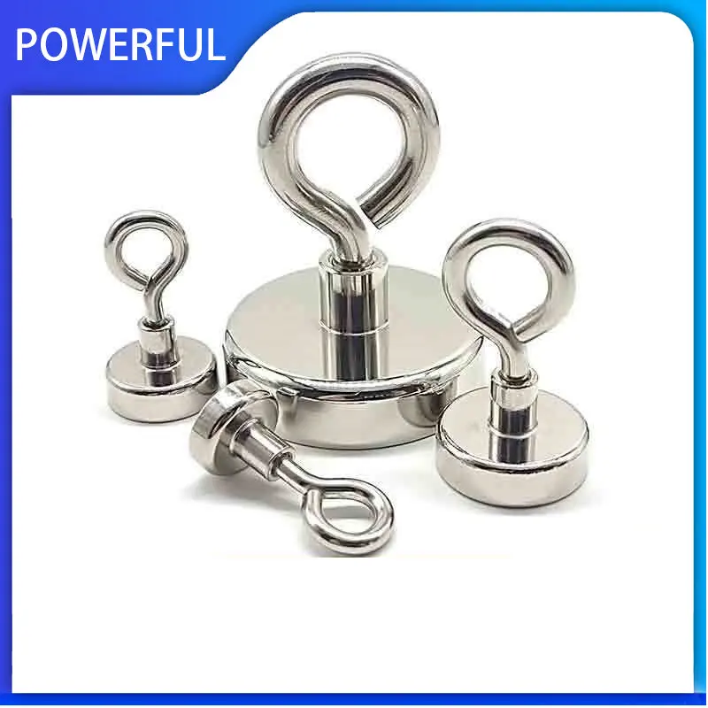 Neodymium Fishing Magnets Magnetic Hooks Salvage Magnets Neodymium Round Powerful Rare Earth Magnet Searcher