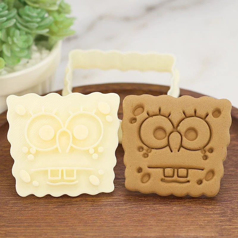 Neue Niedliche SpongeBob Schwammkopf Serie Backform Cartoon Kreativität DIY Keks- und Dessertform Küchenzubehör – Detail 4