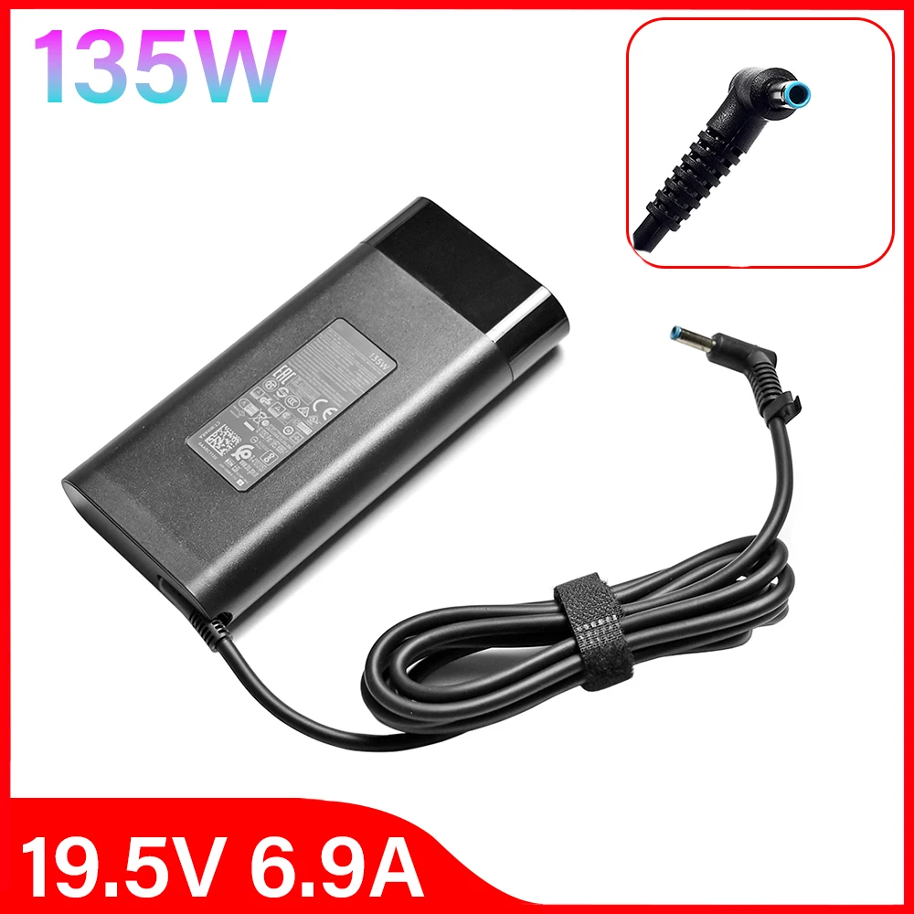 19.5V 6.9A 135W Laptop Charger Power Supply For HP L15534-001 TPN-DA11 TPN-CA13 Spectre 15 x360 Omen 15 17 Pavilion Gaming 15 17