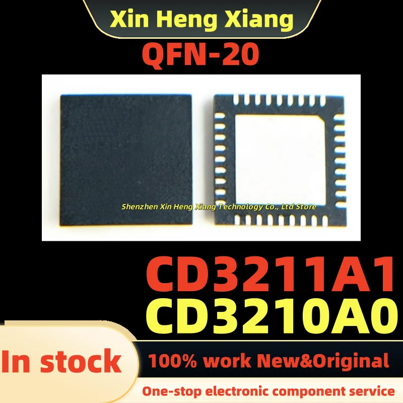

(5pcs)CD3211A1 CD3211A1RGPR CD3211 CD3210AORGPR CD3210A0RGPR CD3210AO CD3210A0 CD3210 QFN-20