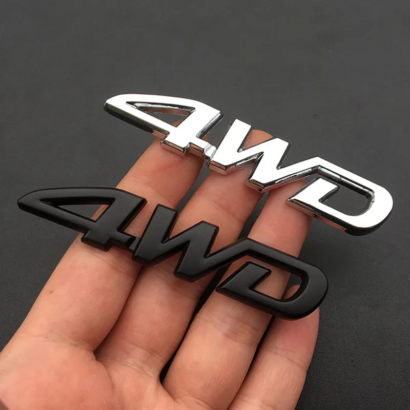 

4WD металлическая наклейка 3D хромированная эмблема 4X4 значок наклейка Стайлинг автомобиля для Honda CRV Accord Civic Suzuki Grand Vitara Swift SX4 наклейка