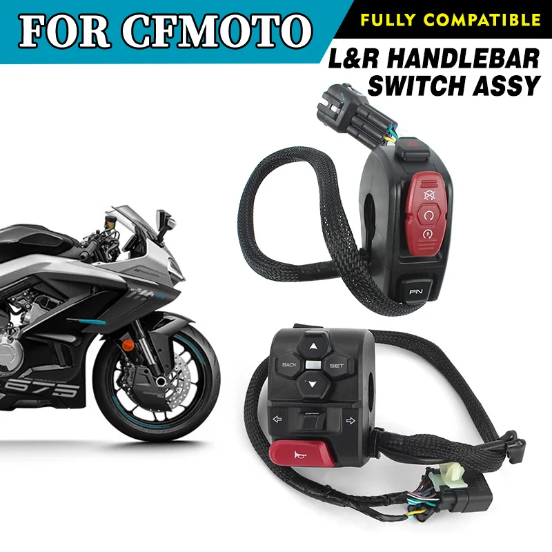 

For CFMOTO 675SR-R Handlebar Switch Assy Hand Switch Handheld Switch CF675SR CF650-10 Motorcycle Accessories Original Parts