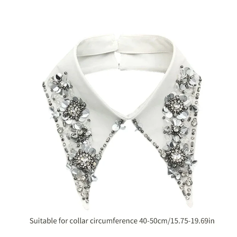 Collar Shawl Encrusted Jeweled Shawl for Cheongsam Qipao Women Collar