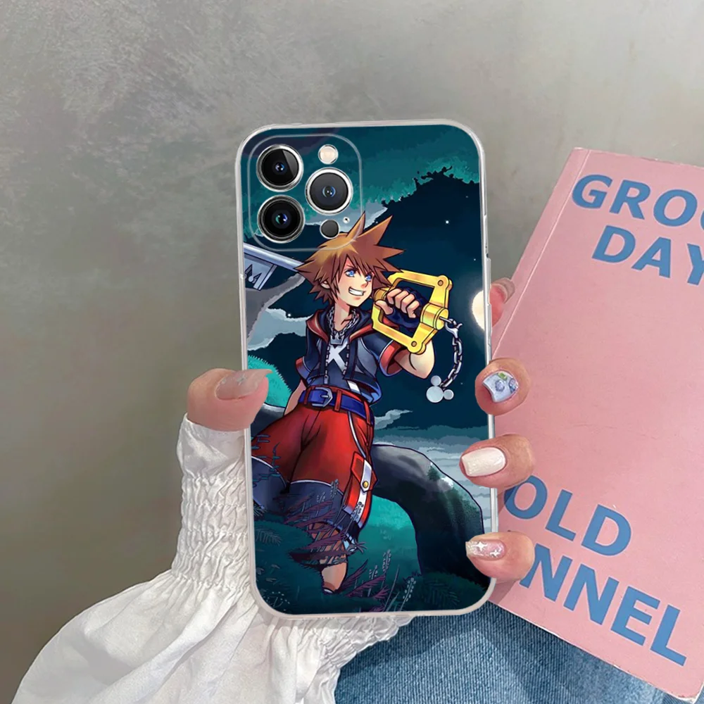 Game Kingdom Hearts Phone Case For iPhone 15 14 11 12 13 Mini Pro XS Max Cover 6 7 8 Plus X XR SE 2020 Funda Shell