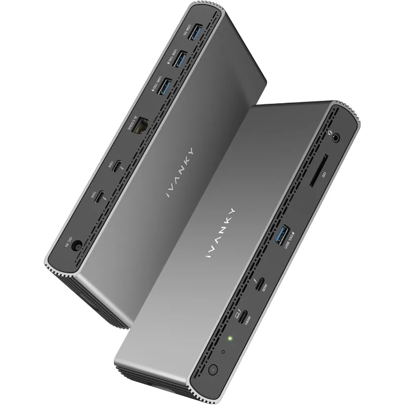 Thunderbolt 5 Dock FusionDock Pro 3 Docking Station 11-in-1 Hub Single 8K, Dual 6K@60Hz for MacBook M1/M2/M3/M4 Pro/Max,