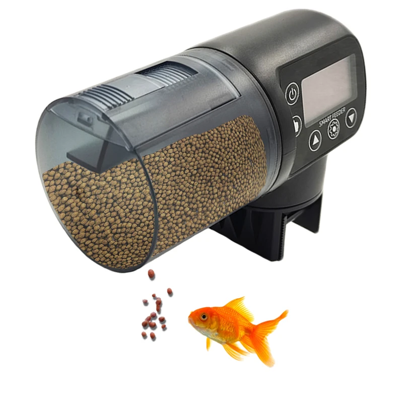 

2025200ml Capacity Top Feeding Aquarium Fish Tank Timer Smart Dry Battery Fish Food Feeder