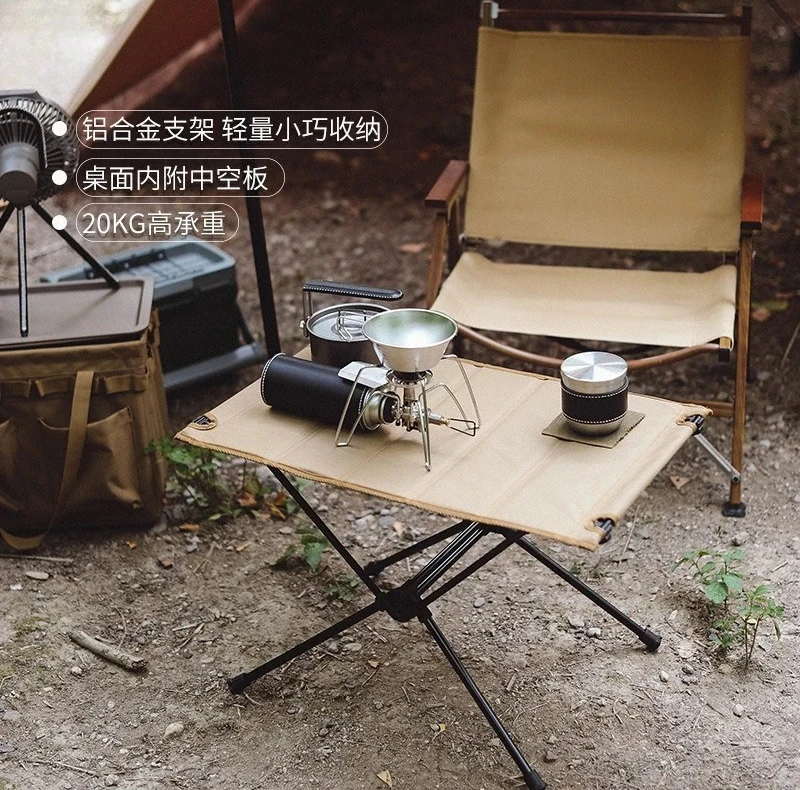 Multifunctional Outdoor Aluminum Tactical Desk Foldable Portable Counter For Camping BBQ Tea Picnic Activity