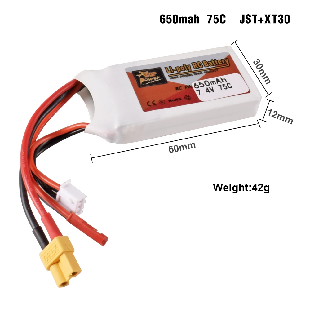 9IMOD 2S RC Lipo Battery 7.4V 650-6000mAh 25C-75C for RC Car Boat FPV Drone