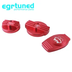 Alumínio Engine Protect Cap, Tanque Garrafa Refrigerante, Óleo Combustível Cap, VW CC, Golf, Audi, Skoda, Seat 2.0 T, Scirocco, Frete Grátis