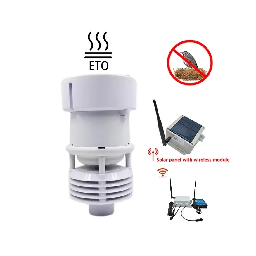 

CE SDI12 LORA LORAWAN RS485 Interface MODBUS Evapotranspiration Outdoor Agriculture Wireless Weather Stations Smart Sensor