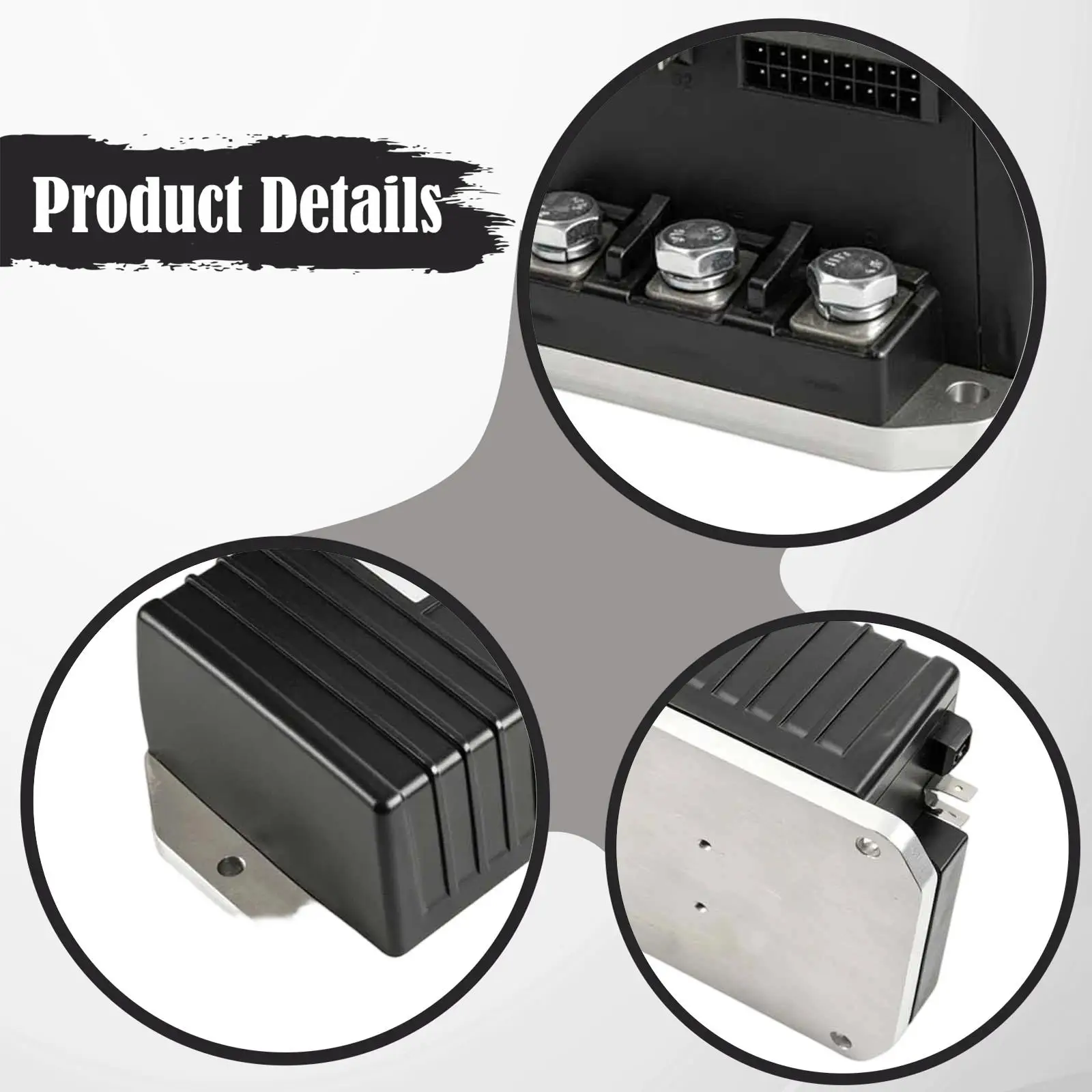 48V350A Golf Cart Controller Long Lasting Golf Accessories High Performance for Golf Cart Application