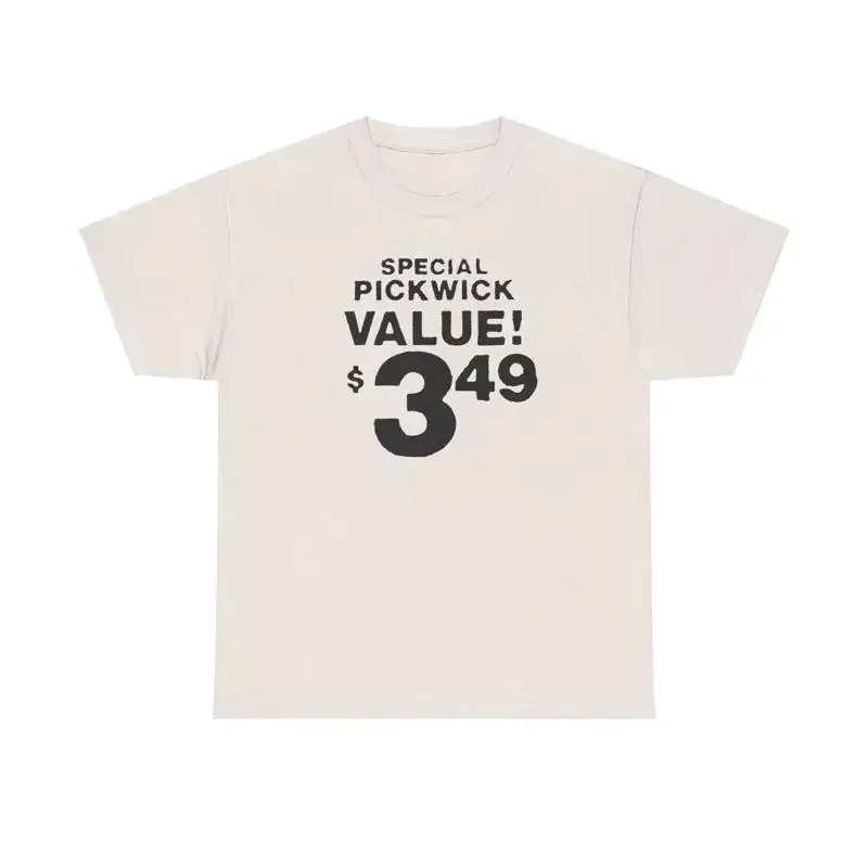 Throwback Retro T Shirt Pickwick Records Value Price Tag NWT S 5XL