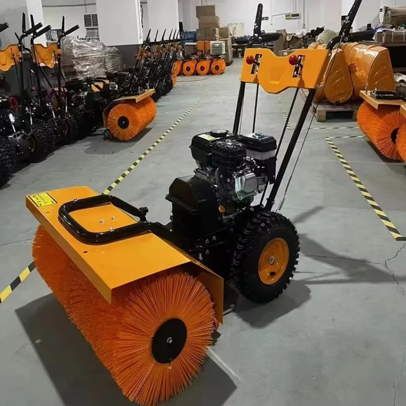 Compact Small Commercial Snow Sweeper for Playground & Scenic Road Use - High Performance Efficient Cleaning