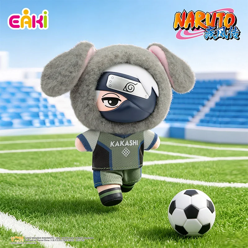 New 2026 Officially Licensed Eaki Naruto Shippuden Football Battle Plush Charm Blind Box Holiday Surprise Gift view 4