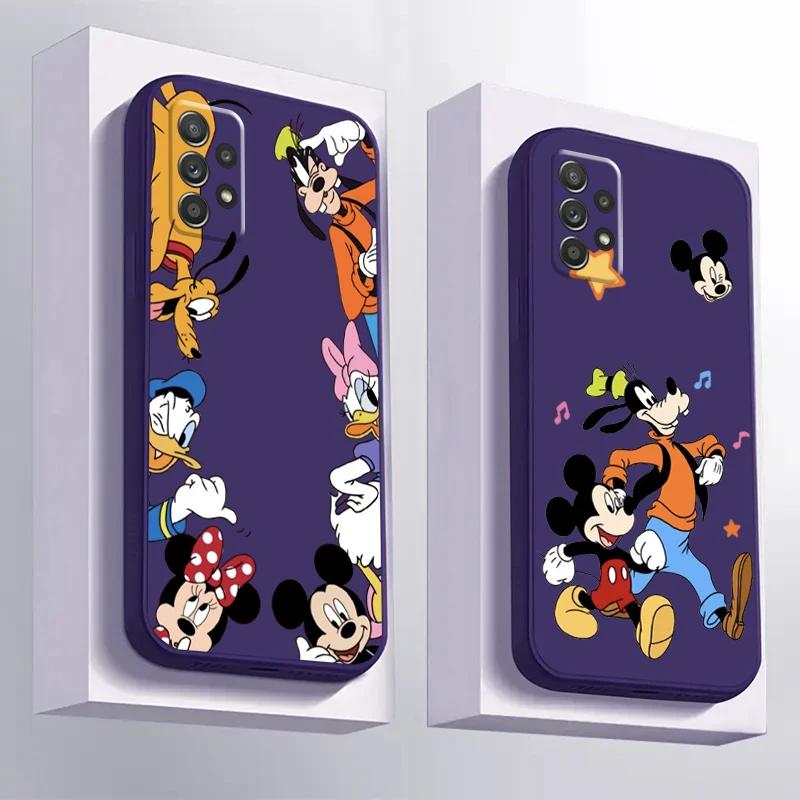 Disney Mickey Cute For Samsung Galaxy A73 A72 A71 A54 A53 A52 A34 A33 A32 A22 A23 A24 A25 A15 A13 A05 Phone Case