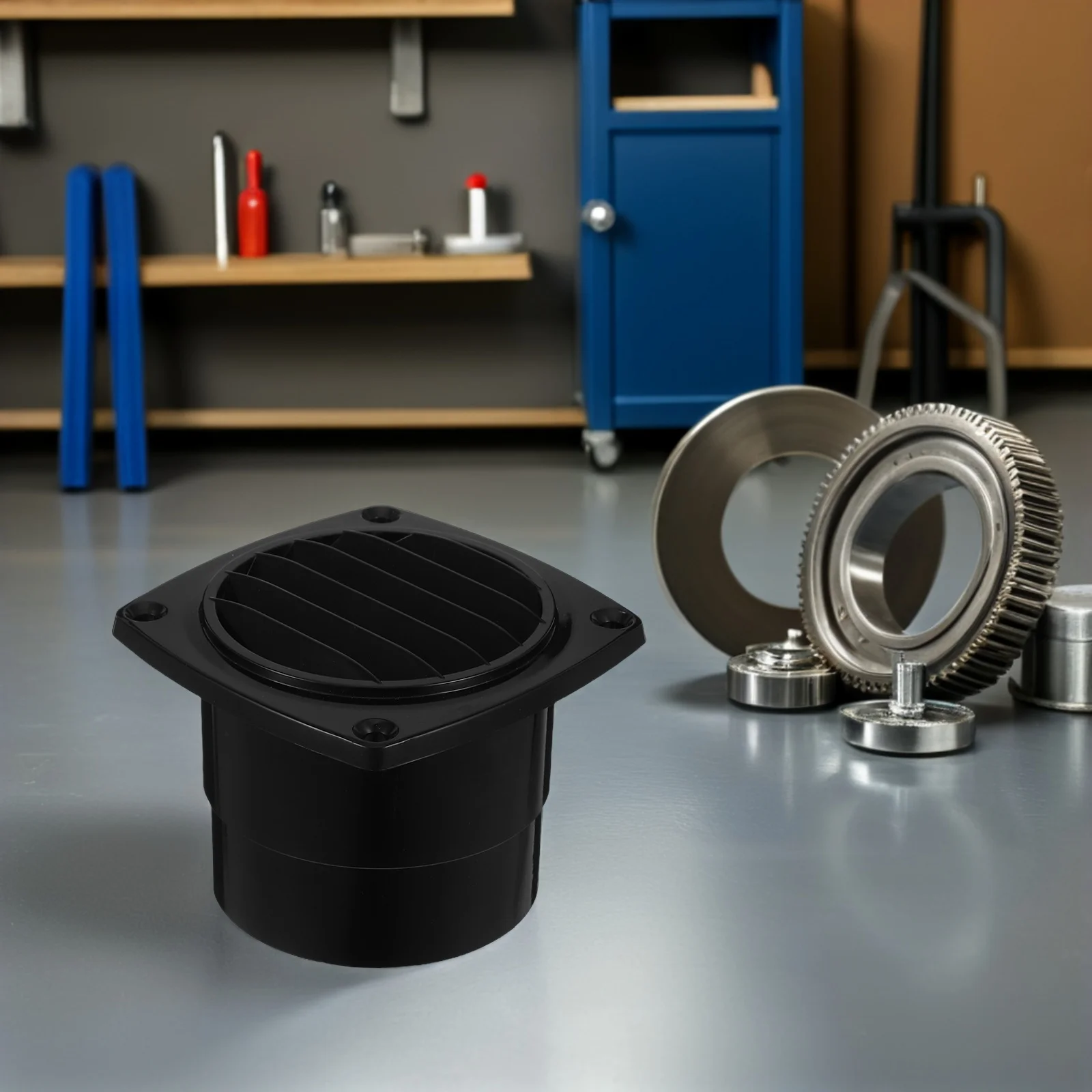 

Modern Round RV Yacht Ventilation Port Cover Adjustable Louvered Durable Weather-Resistant Efficient Airflow for Bathroom