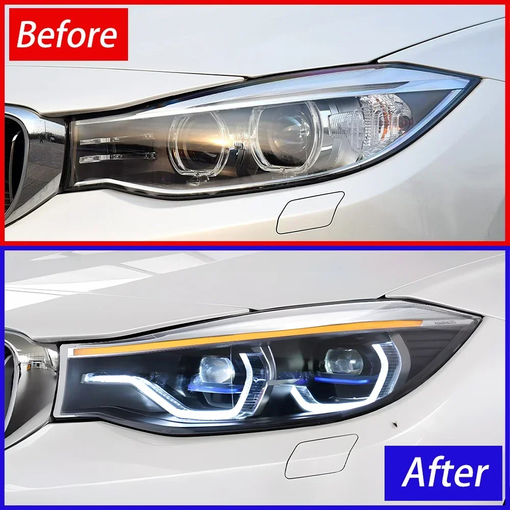 

Для BMW 3 серии 320i 325i 330i F34 GT 2013-2020: Обновленные светодиодные фары в сборе с высококачественными линзами-проекторами