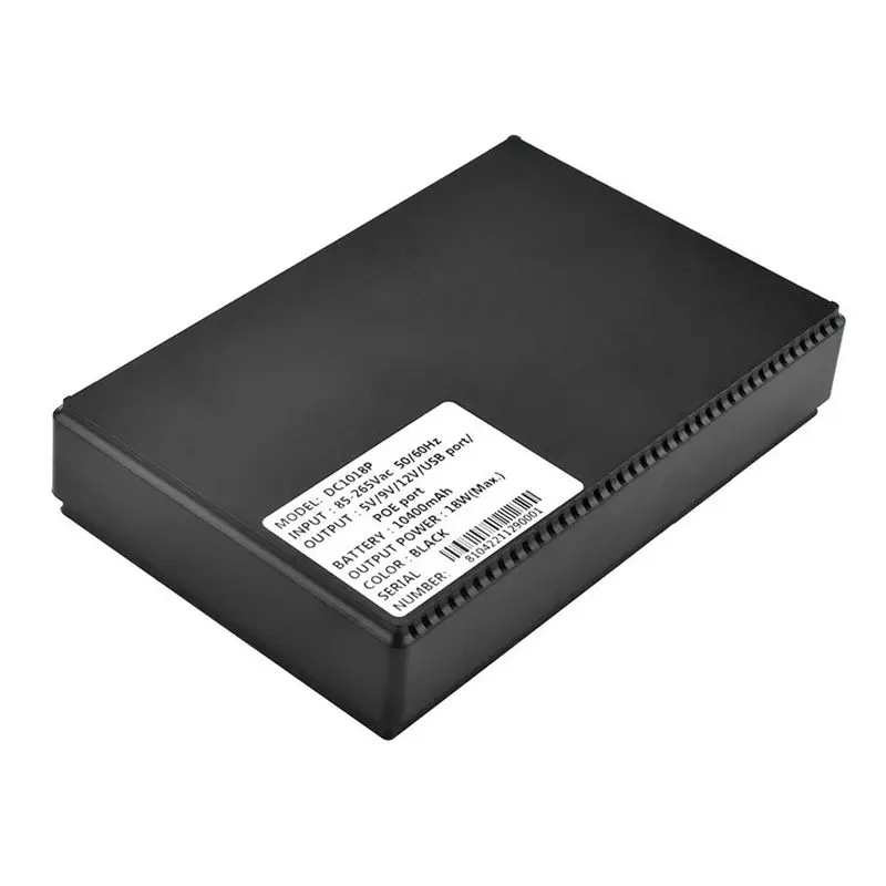 BOFO AC85-265V DC1018P Router 5V9V12V Backup Uninterruptible 10400Mah Power Supply Cell Phone DC UPS US Plug