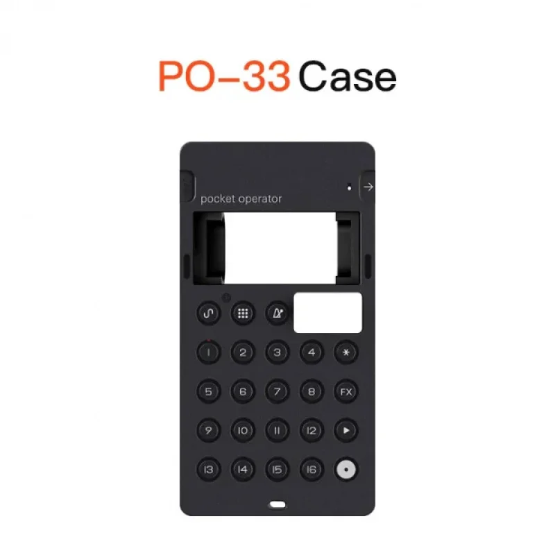 

Teenage Engineering PO-33 K.O Pocket Operator Silicone Protective Cover Synthesizer Sampler Shockproof