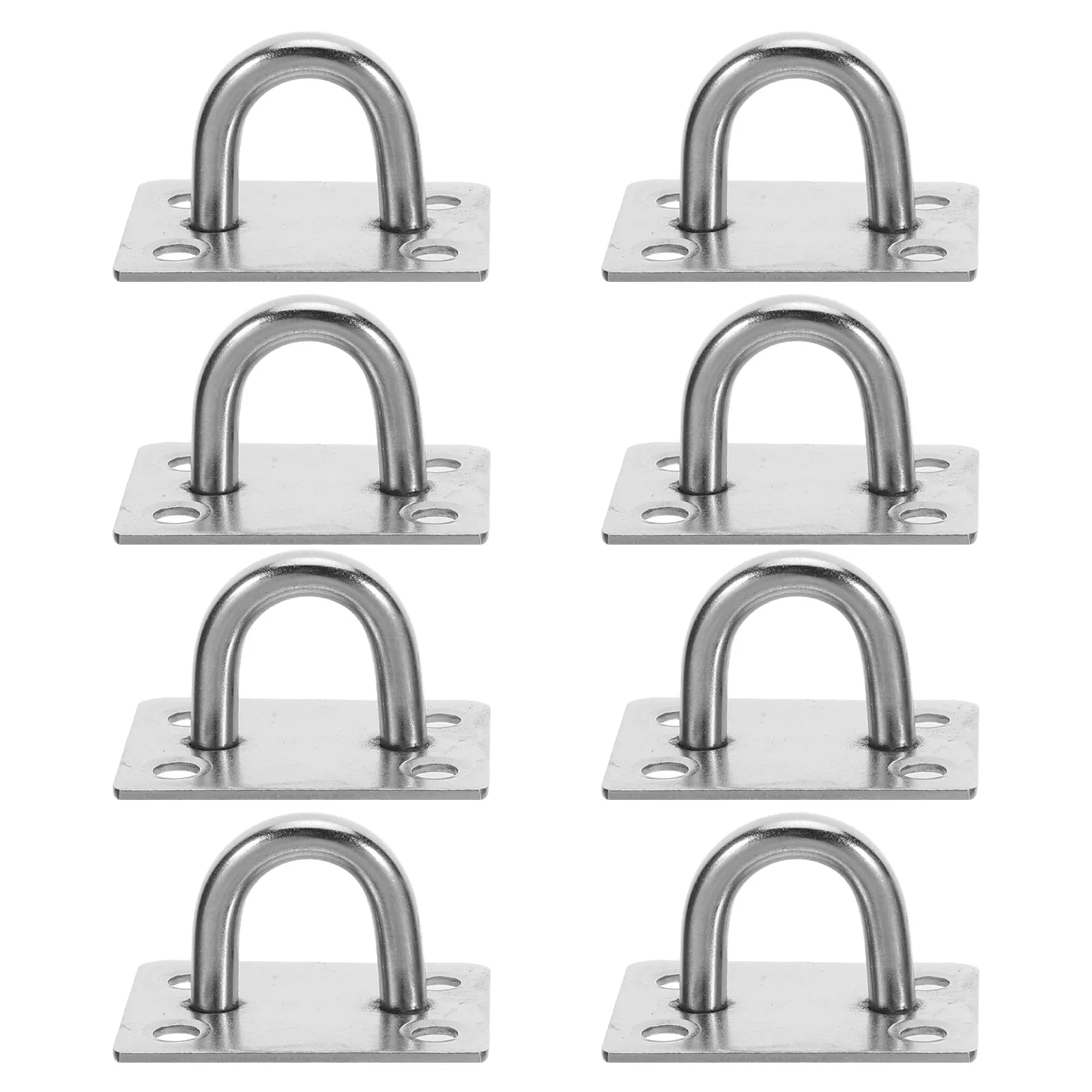8Pcs Punch Bag Ceiling Hook For Wall Mount For Box Trainer Stainless Steel U-shaped Heavy Duty Swing