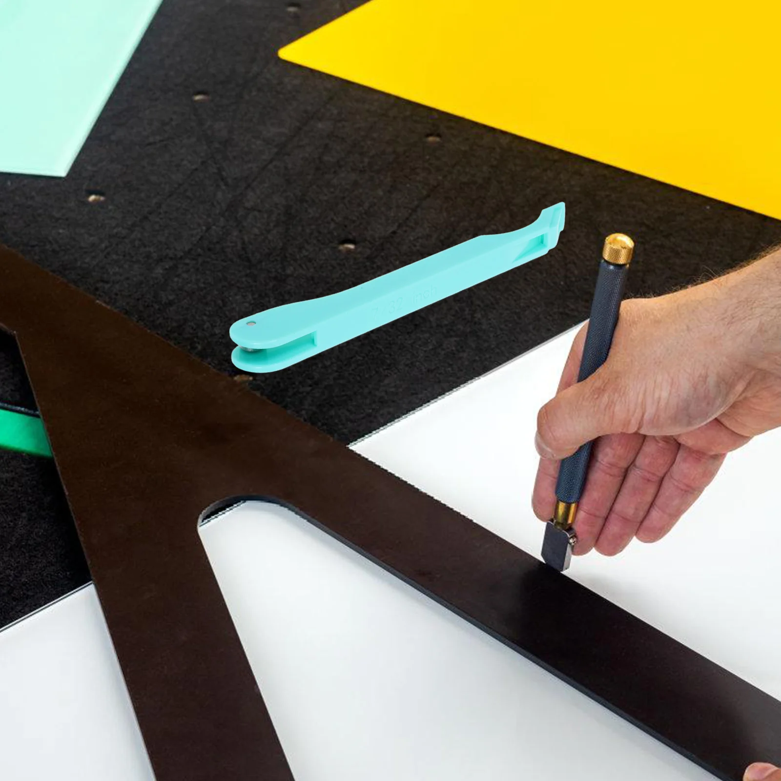 

Precise Stained Foil Portable For Crafting Comfortable Grip Burnishing Foil Tape Adhesive Tool Stain Supplies Making