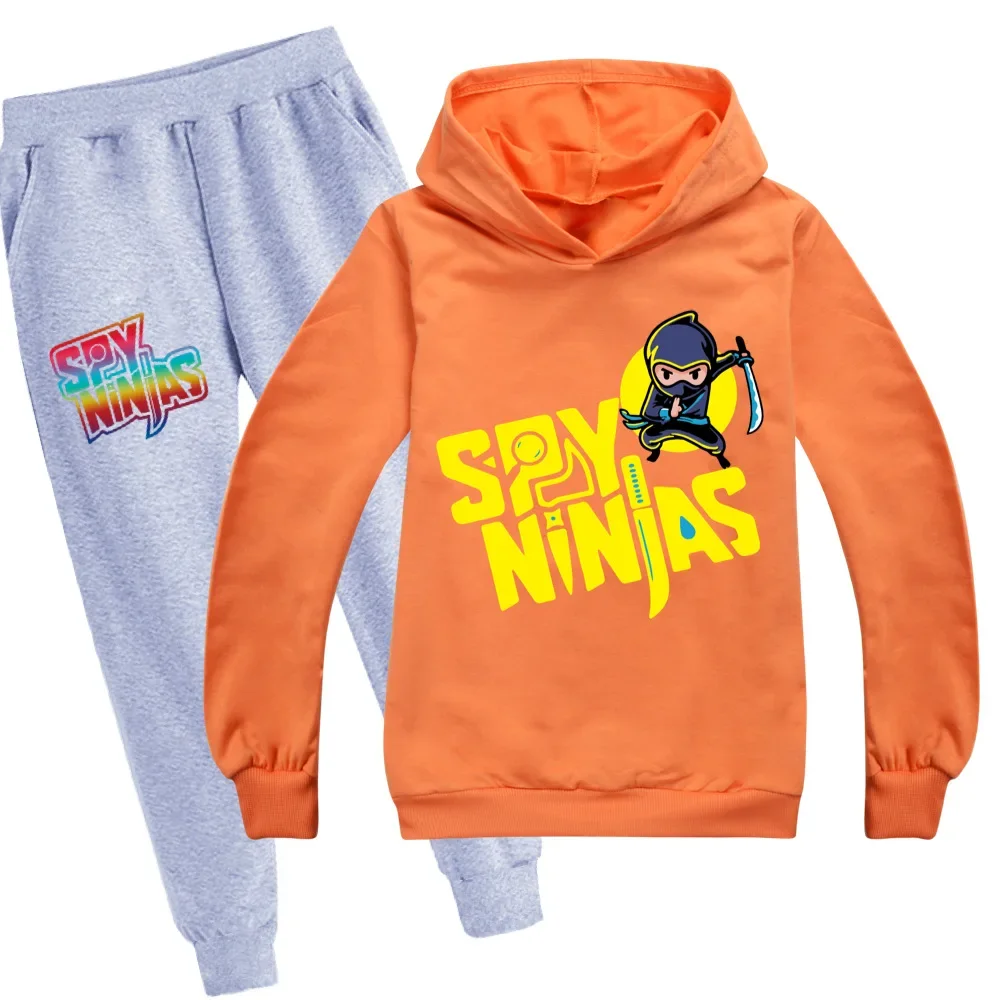 

Teen Hoodie Pants 2pcs Sets SPY NINJA Spring Kids Printed Tracksuit Baby Clothing Sets Toddler Girl Outfits Fall Boys Streetwear