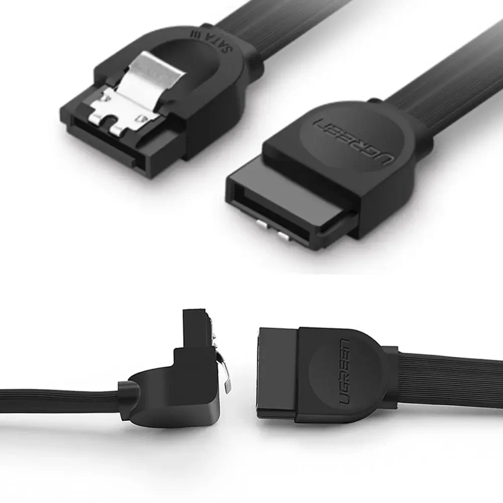 

SATA 3.0 Cable Hard Disk Drive SSD HDD Straight Right-angle 6GB/S Cord