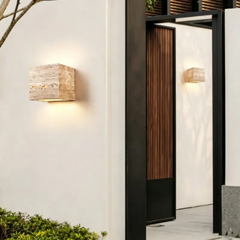 Modern Outdoor Wall Lamp Waterproof LED Garden Light for Villa Courtyard Landscape Decoration Exterior Home Lighting Fixture