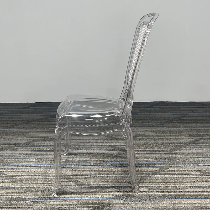 Acrylic transparent crystal Hotel banquet hall Wedding auditorium Outdoor activities Plastic chair Modern