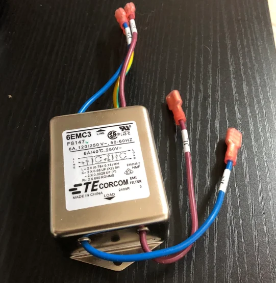 

1PCS/LOT 6EMC3-F8147 6EMC3 F8147 TE COR COM EMI FILTER 6A 120/250V