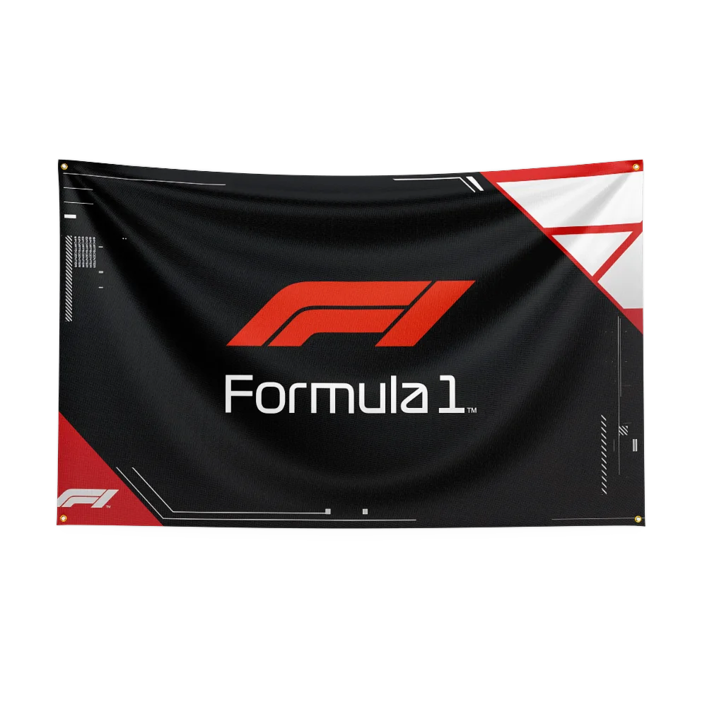 3x5 Ft F-Formulas 1 One Racing Flag Polyester Printed F1 Car Flags for Room Garage Decor