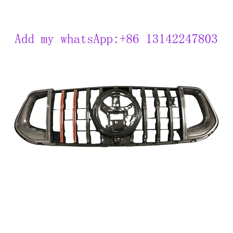 

For GLE GLE63 Coupe Use B Style GT Grille High Quality Carbon Fiber Front Grille Brand New Upgrade Body Kits