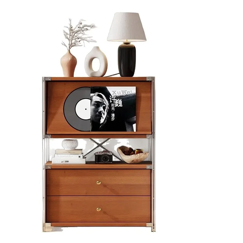 

Bauhaus flap door magazine cabinet living room dining room bedroom storage rack dining side cabinet sweeping robot display stand