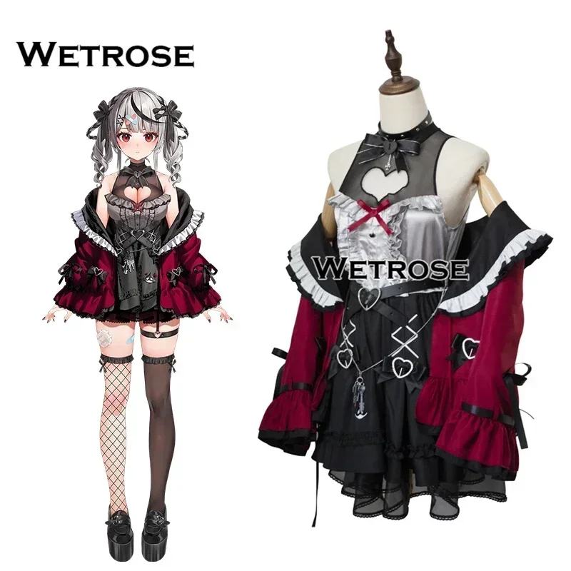 【Wetrose】In Stock Sakamata Chloe 2023 New Outfit Cosplay Costume Dating Dress Hololive JP Holo Vtuber HoloX Set Wig Halloween