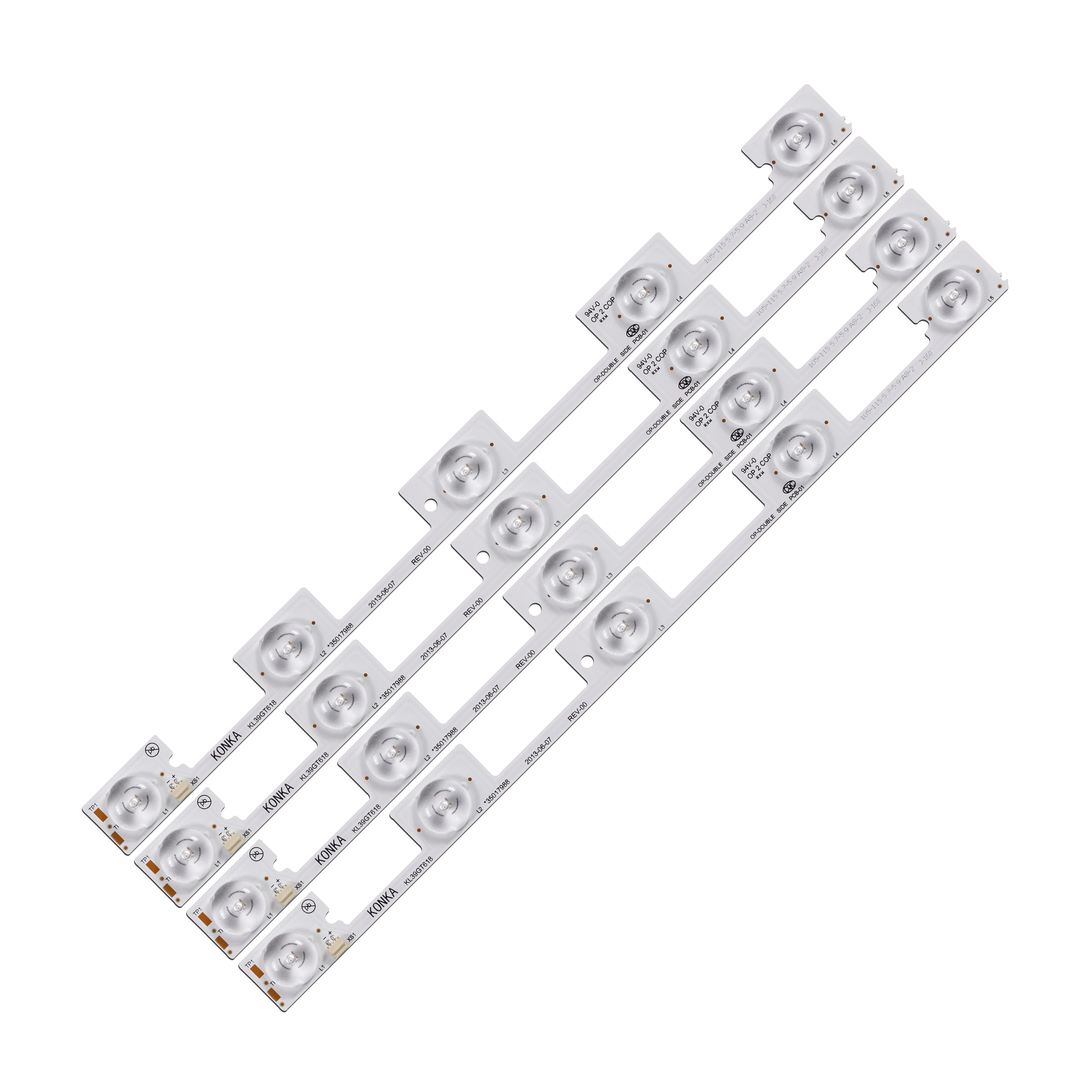 

1/5/10 комплектов светодиодных ламп для подсветки телевизора 39 дюймов KL39GT618 35017988 5 светодиодов*6В 307 мм DL3945i DL3945i(a)