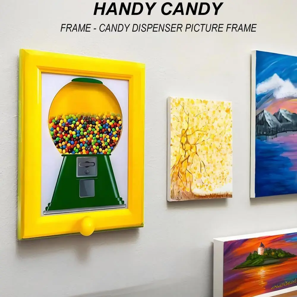 موزع سيروبي برطمان حبوب السكر ديكور المنزل إطار صور نمط عتيق معلق مفيد توزيع سريع عرض حلوى متين