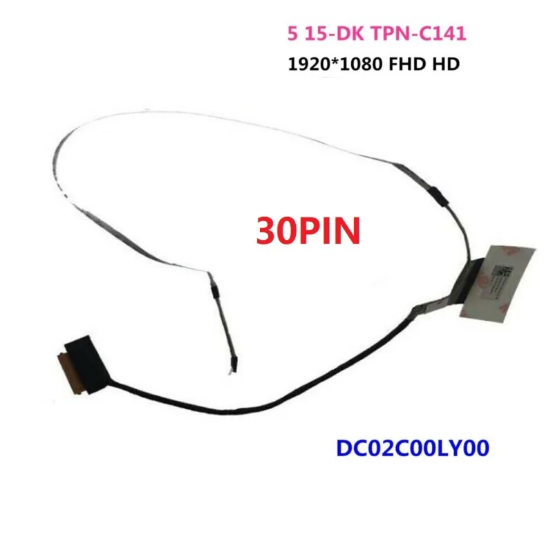 DC02C00LY00 FOR HP  5 15-DK TPN-C141 FHD HD LCD SCREEN CABLE 30PIN  L56912-001