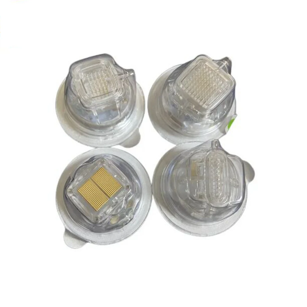 Disposable Green RF Microneedling Cartridge Consumables Gold Plated 10/25/64 Pins Nano For Fractional RF Accessory