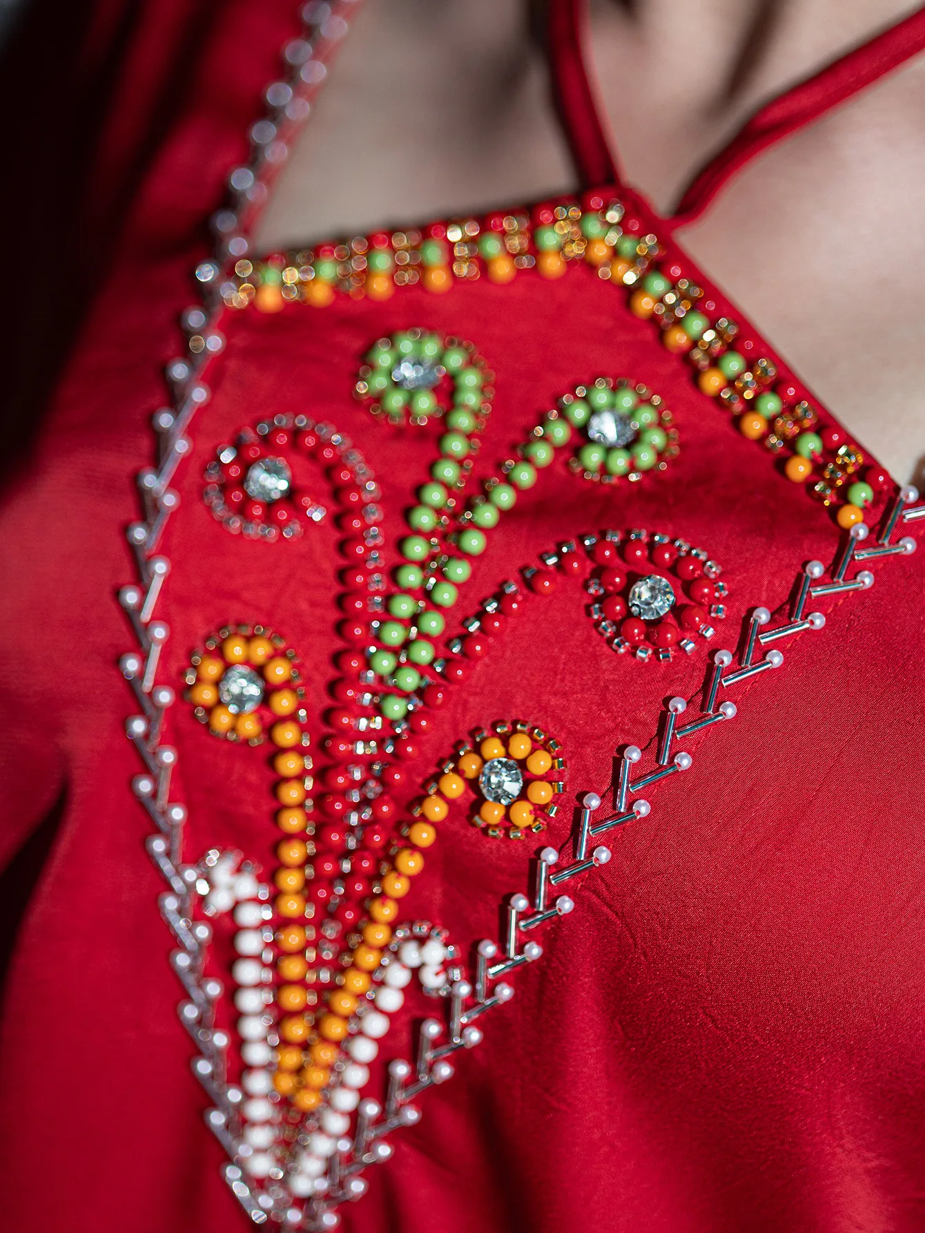 

Ramadan Eid Red Summer Satin Abaya Damen Dubai Luxury Muslim Abayas For Women Kaftan Dress Islam Clothing Caftan Marocain Femme