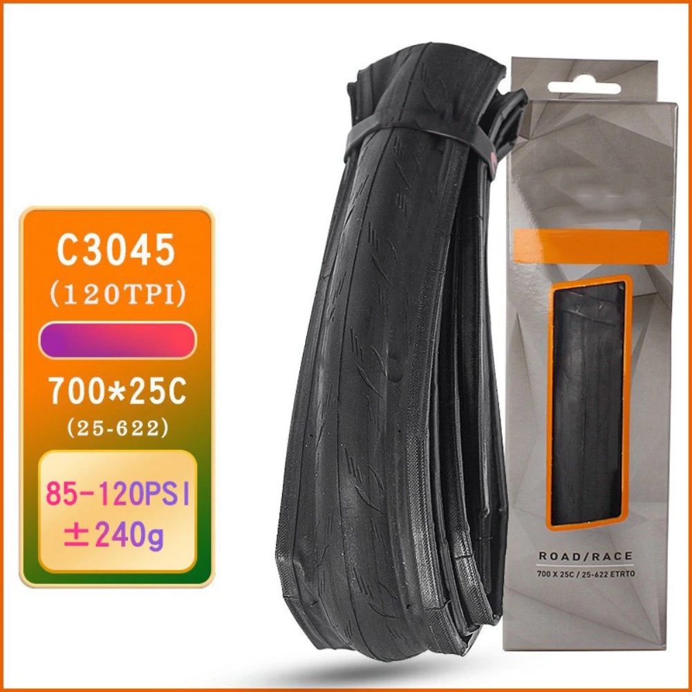 

Складная шина для шоссейного велосипеда 700x23C 25C 28C, двойная резина для быстрого вращения, устойчивая к проколам, 120 TPI, портативный дизайн