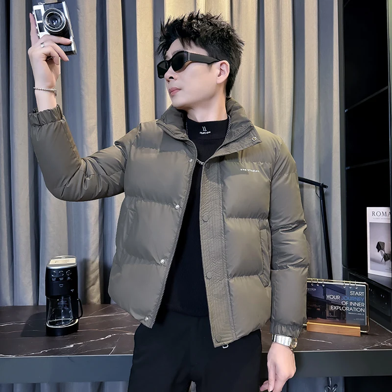 

Утепленная мужская хлопковая куртка Slim Fit 55XS, молодежная повседневная одежда, с наполнителем из полиэфирного волокна, CleanFit, на молнии