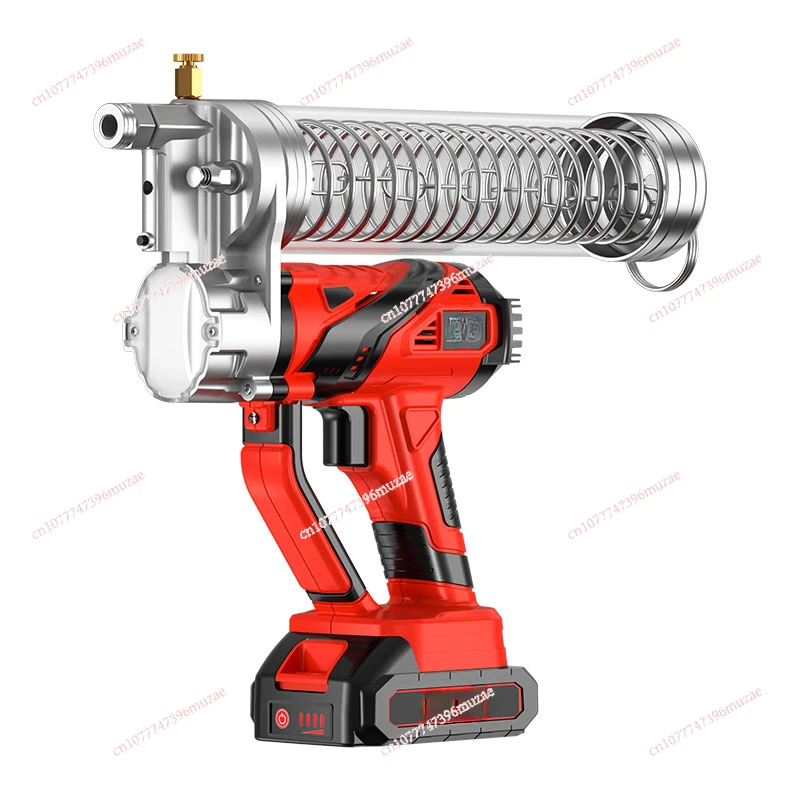 

Electric Butter Gun 24v Rechargeable Lithium Battery, Automatic High Voltage Portable Wireless Excavator