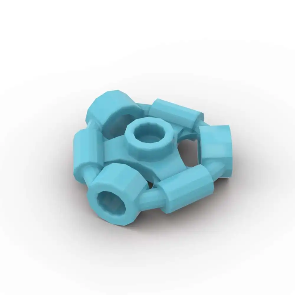 MOC 10PCS Part Bricks 20612 Arms Holder Ring With 3 Bars Holes Building Blocks Set Connector Hollow Compatible Toy Children Gift