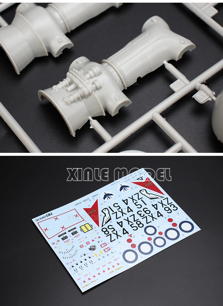 TAMIYA  model  1/48 Aircraft Model Kit 61026 Royal Navy Sea Harrier FRS.1 for Military Toy Model Hobby Collection - Image 4