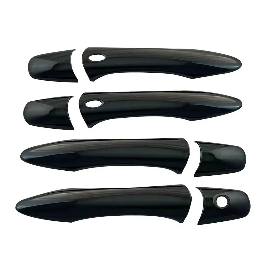1Set Exterior Door Handle Covers Trims With 2 Smart Key Holes Fit For Infiniti QX60 QX70 QX80 2020-2013 2012 2011 2010 2009 2008