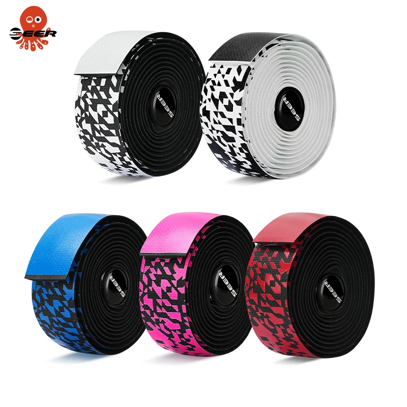 

Soft Road Bicycle Handlebar Tape 3mm Thick Shock-Absorbing Gravel Bike Gradient Cycling Bar Tape Stain Resistant Wear-resistant