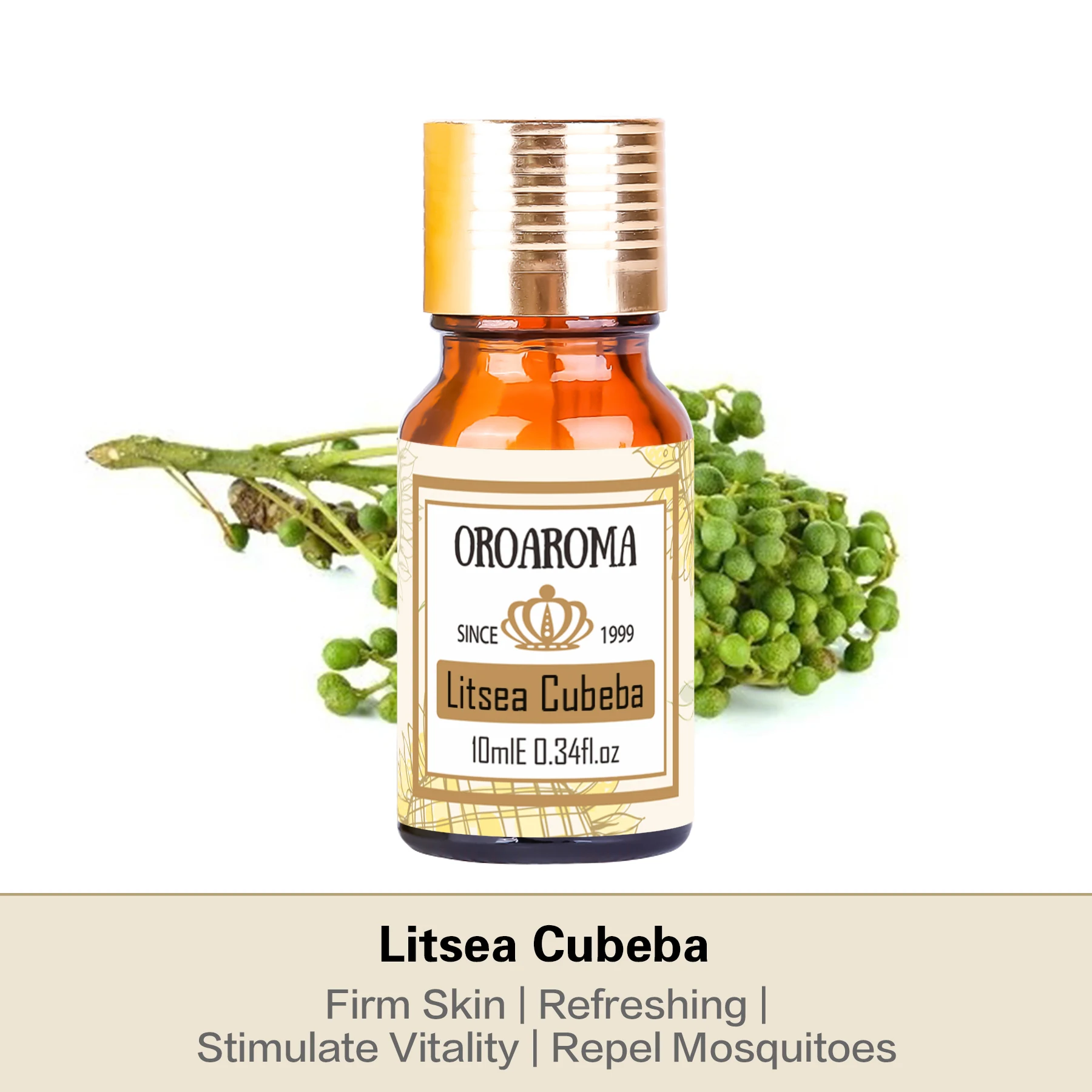 Oroaroma Litsea Cubeba Essential Oil – Natural Aroma For Body Care And Aromatherapy ZZ