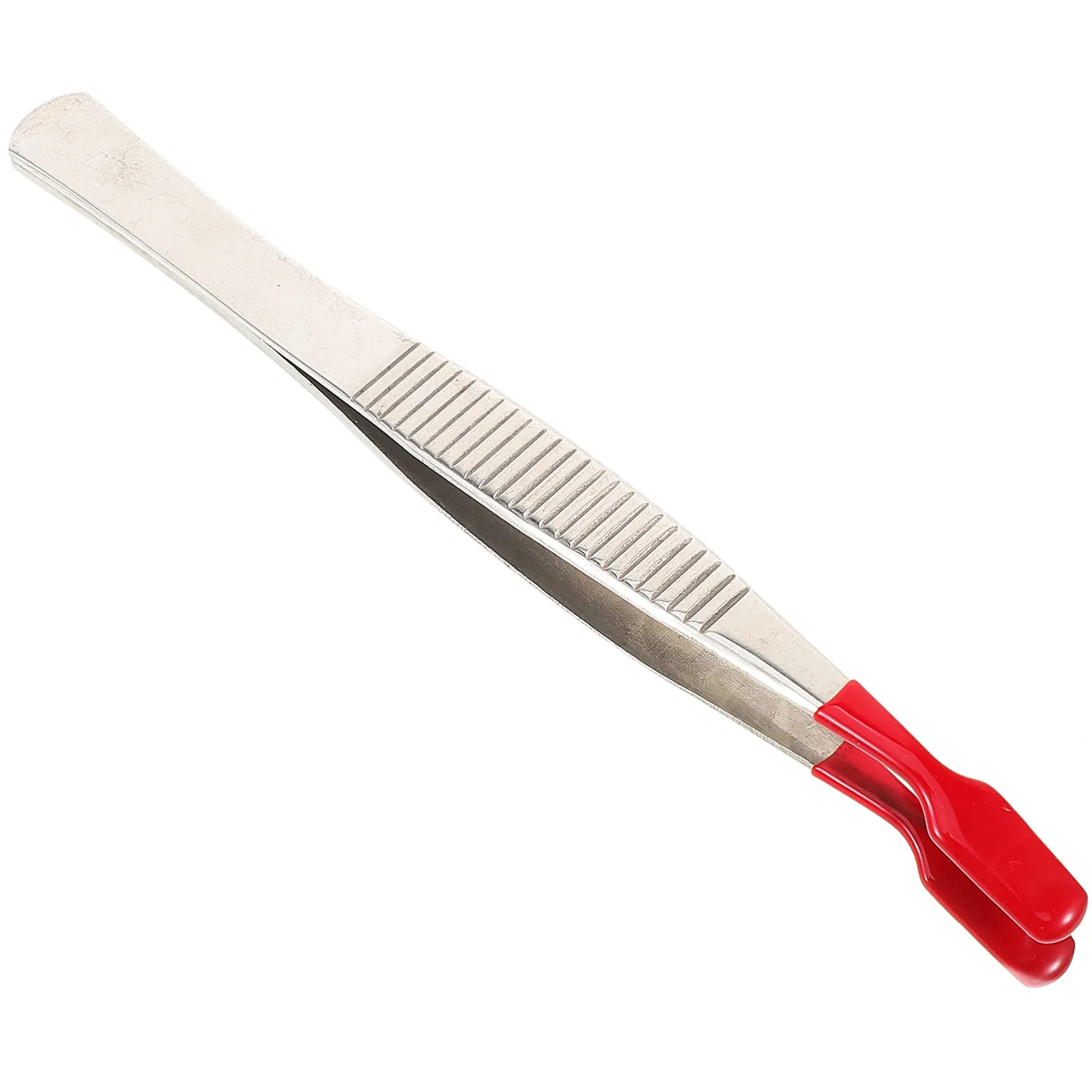 Stamp Tweezers Stainless Steel Lightweight Ergonomic Design for Stamp Collecting Jewelry Makeup Precision Handling