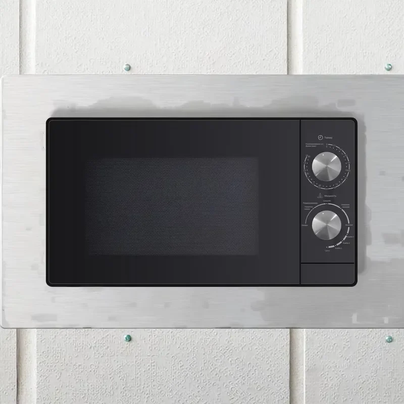20L Digital Microwave Oven Electric Mini Countertop Heating Appliance Glass Door Kitchen Home Commercial Use Compact Design